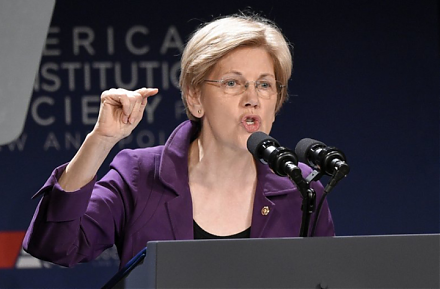Senator Elizabeth Warren introduces her Accountable Capitalism Act that would require corporations to consider stakeholder interests.