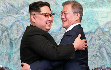 North Korean leader and president Kim Jong-Un seeks peaceful resolution and denuclearization on the Korean Peninsula. 