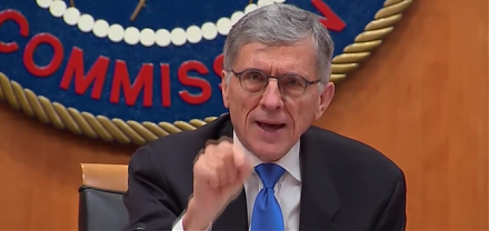 The Federal Communications Commission (FCC) considers its majority vote to dismantle net neutrality rules.