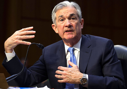Fed Chair Jerome Powell increases the neutral interest rate to a range of 1.5% to 1.75% in his debut press conference.