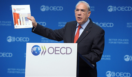 OECD cuts the global economic growth forecast from 3.5% to 3.3% for the current fiscal year 2019-2020. 