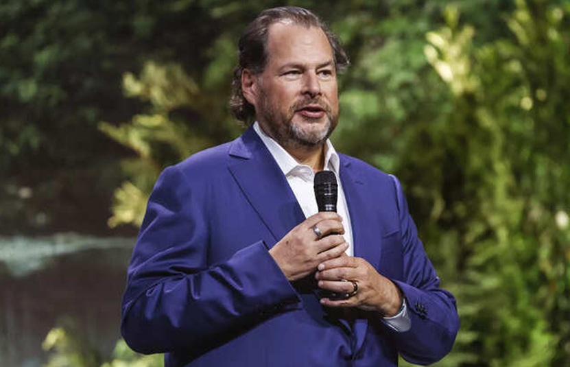 Salesforce CEO Marc Benioff talks about the bright new future for the tech titan.